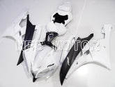 Yamaha YZF-R6 2006-2007 Injection ABS Fairing - Factory Style - White Black Matte - MFS3832 - Fairings Kit