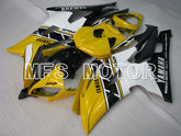 Yamaha YZF-R6 2008-2016 Injection ABS Fairing - Factory Style - White Yellow - MFS3833 - Fairings Kit
