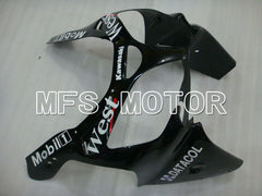 Kawasaki NINJA ZX9R 2000-2001 ABS Fairing - West - Black White - MFS3845 - Fairings Kit