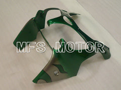 Kawasaki NINJA ZX9R 2000-2001 ABS Fairing - Flame - Green Silver - MFS3854 - Fairings Kit