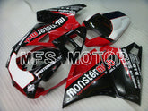 Ducati 748 / 998 / 996 1994-2002 Injection ABS Fairing - Monstermob - Black Red wine color - MFS3920 - Fairings Kit