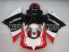 Ducati 748 / 998 / 996 1994-2002 Injection ABS Fairing - Factory Style - Black Red - MFS3953 - Fairings Kit