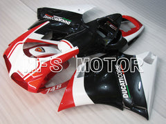 Ducati 748 / 998 / 996 1994-2002 Injection ABS Fairing - Factory Style - Black Red - MFS3953 - Fairings Kit