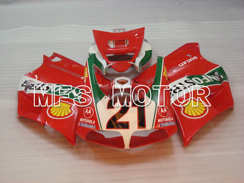Ducati 916 1994-1998 Injection ABS Fairing - INFO STRADA - Red - MFS4006 - Fairings Kit