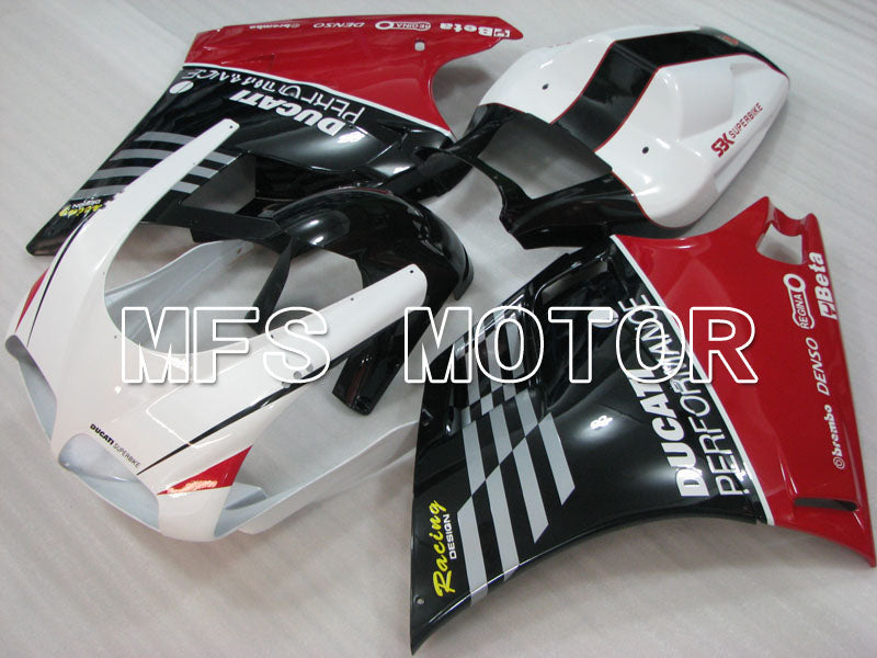 Ducati 916 1994-1998 Injection ABS Fairing - Performance - Black White - MFS4016 - Fairings Kit