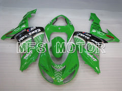 Kawasaki NINJA ZX10R 2006-2007 Injection ABS Fairing - Factory Style - Black Green - MFS4022 - Fairings Kit