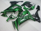 Kawasaki NINJA ZX10R 2008-2010 Injection ABS Fairing - Flame - Black Green - MFS4052 - Fairings Kit