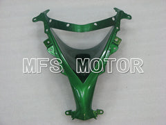 Kawasaki NINJA ZX10R 2008-2010 Injection ABS Fairing - Flame - Black Green - MFS4052 - Fairings Kit