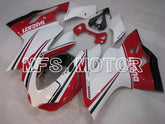 Ducati 1199 2011-2014 Injection ABS Fairing - Factory Style - Red White - MFS4094 - Fairings Kit