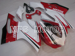 Ducati 1199 2011-2014 Injection ABS Fairing - Factory Style - Red White - MFS4094 - Fairings Kit