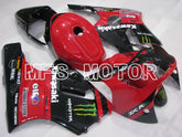 Kawasaki NINJA ZX12R 2000-2001 Injection ABS Fairing - Monster - Black Red - MFS4104 - Fairings Kit