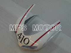 Ducati 848 / 1098 / 1198 2007-2011 Injection ABS Fairing - Factory Style - Red wine color White - MFS4148 - Fairings Kit