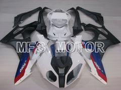 BMW S1000RR 2009-2014 Injection ABS Fairing - Factory Style - Black White Matte - MFS4163 - Fairings Kit