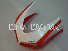 Ducati 848 / 1098 / 1198 2007-2011 Injection ABS Fairing - Factory Style - Red White - MFS4177 - Fairings Kit