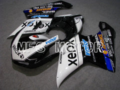 Ducati 848 / 1098 / 1198 2007-2011 Injection ABS Fairing - Xerox - Black White - MFS4790 - Fairings Kit