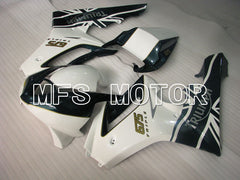 Triumph Daytona 675 2006-2008 Injection ABS Fairing - Factory Style - Black White - MFS4196 - Fairings Kit