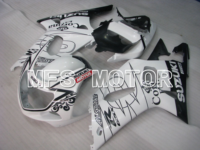 Suzuki GSXR1000 2000-2002 Injection ABS Fairing - MOTUL - Black White - MFS4243 - Fairings Kit