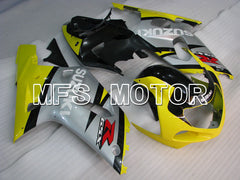 Suzuki GSXR1000 2000-2002 Injection ABS Fairing - Factory Style - Yellow Silver - MFS4259 - Fairings Kit