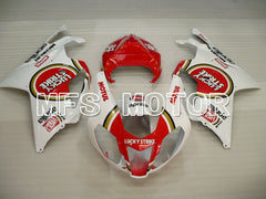 Aprilia RSV 1000 R 2004-2009 ABS Fairing - Lucky Strike - White Red - MFS4331 - Fairings Kit