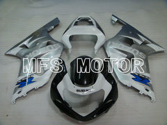 Suzuki GSXR1000 2000-2002 Injection ABS Fairing - Factory Style - White Silver - MFS4359 - Fairings Kit
