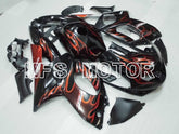 Yamaha YZF-600R 1997-2007 Injection ABS Fairing - Flame - Orange Black - MFS4447 - Fairings Kit