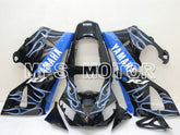 Yamaha YZF-R1 2000-2001 Injection ABS Fairing - Flame - Blue Black - MFS4869 - Fairings Kit