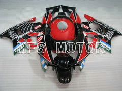 Honda CBR600 F2 1991-1994 ABS Fairing - JOMO - Black Red - MFS4875 - Fairings Kit