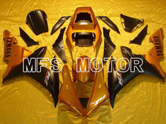 Yamaha YZF-R1 2002-2003 Injection ABS Fairing - Factory Style - Black Orange - MFS4932 - Fairings Kit