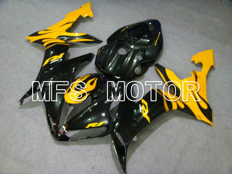 Yamaha YZF-R1 2004-2006 Injection ABS Fairing - Flame - Black Yellow - MFS5023 - Fairings Kit
