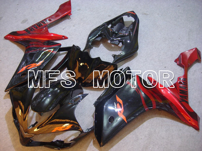 Yamaha YZF-R1 2007-2008 Injection ABS Fairing - Flame - Red Black - MFS5062 - Fairings Kit