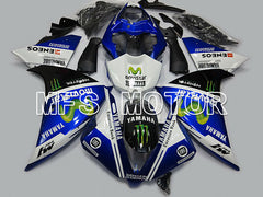 Yamaha YZF-R1 2009-2011 Injection ABS Fairing - Monster - Black Blue - MFS5125 - Fairings Kit