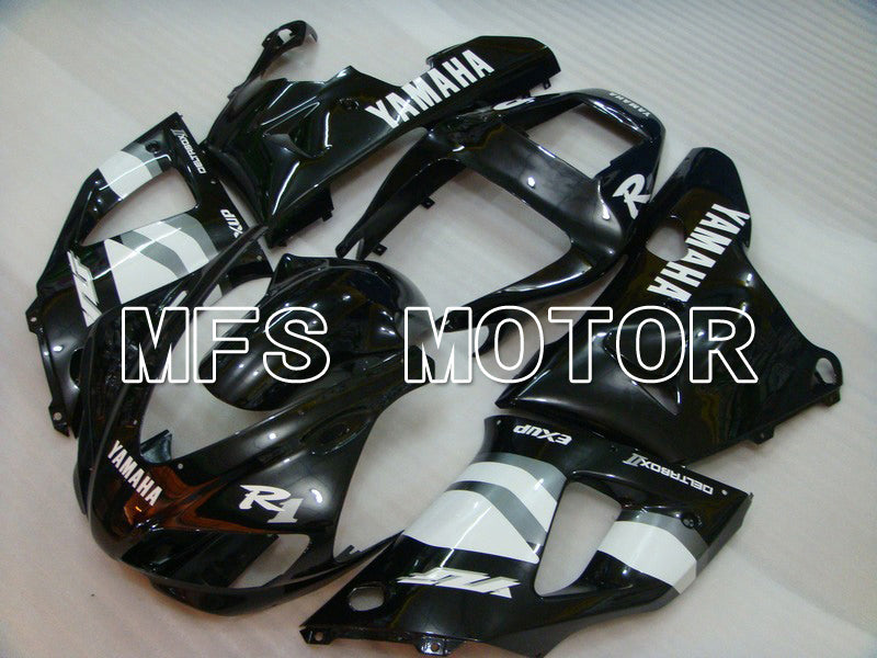 Yamaha YZF-R1 1998-1999 Injection ABS Fairing - Factory Style - Black White - MFS5146 - Fairings Kit