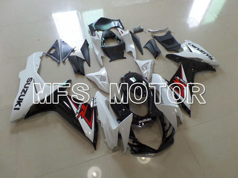 Suzuki GSXR600 GSXR750 2011-2024 Injection ABS Fairing - Factory Style - Black White - MFS5177 - Fairings Kit