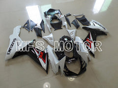 Suzuki GSXR600 GSXR750 2011-2024 Injection ABS Fairing - Factory Style - Black White - MFS5177 - Fairings Kit