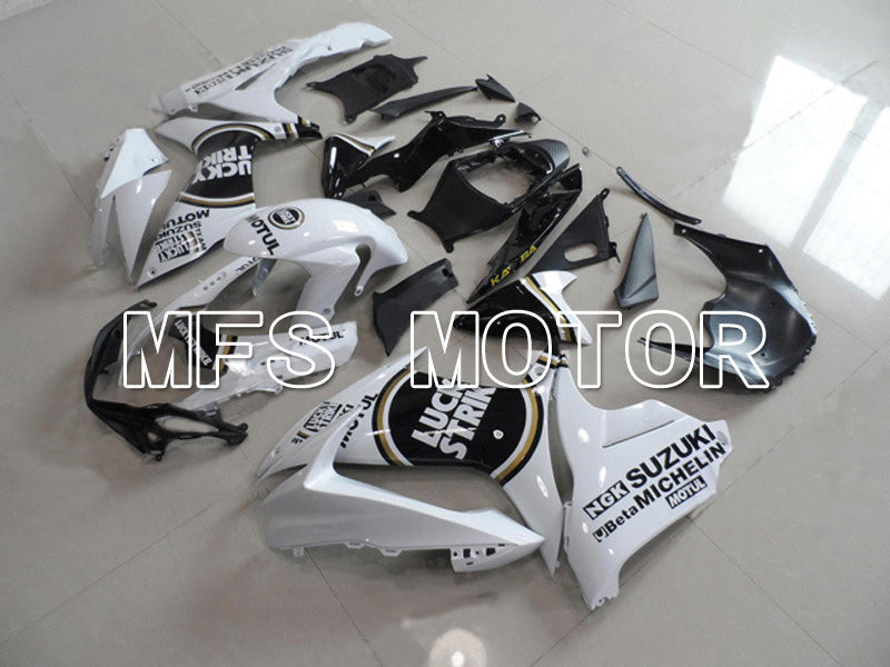 Suzuki GSXR600 GSXR750 2011-2024 Injection ABS Fairing - Lucky Strike - Black White - MFS5178 - Fairings Kit