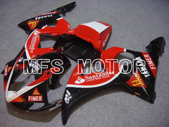 Yamaha YZF-R6 2005 Injection ABS Fairing - Santander - Red Black - MFS5263 - Fairings Kit