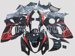 Suzuki GSXR1300 Hayabusa 2008-2020 Injection ABS Fairing - Fatcory - Black Red - MFS5328 - Fairings Kit