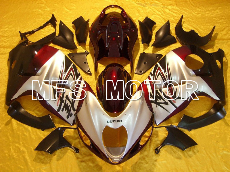 Suzuki GSXR1300 Hayabusa 1999-2007 Injection ABS Fairing - Factory Style - Red wine color Silver - MFS5388 - Fairings