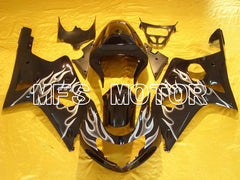 Suzuki GSXR1000 2000-2002 Injection ABS Fairing - Flame - Black White - MFS5418 - Fairings Kit