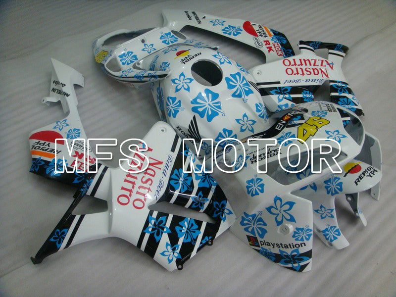 Honda CBR600RR 2005-2006 Injection ABS Fairing - Nastro Azzurro - Blue White - MFS5473 - Fairings Kit