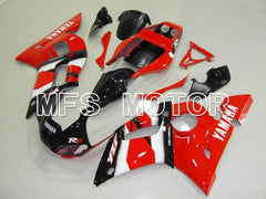 Yamaha YZF-R6 1998-2002 Injection ABS Fairing - Factory Style - Black White Red - MFS5481 - Fairings Kit