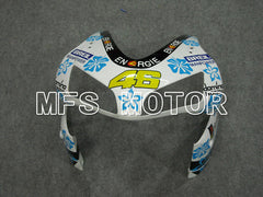 Honda CBR600RR 2003-2004 ABS Injection Fairing - Nastro Azzurro - White Blue - MFS5535 - Fairings Kit