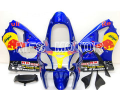 Kawasaki NINJA ZX6R 2000-2002 Injection ABS Fairing - Red Bull - Blue - MFS5581 - Fairings Kit