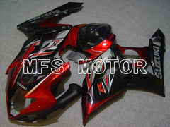 Suzuki GSXR1000 2005-2006 Injection ABS Fairing - Factory Style - Black Red - MFS5607 - Fairings Kit