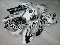 Honda CBR1000RR 2004-2005 Injection ABS Fairing - Flame - Black White - MFS5865 - Fairings Kit
