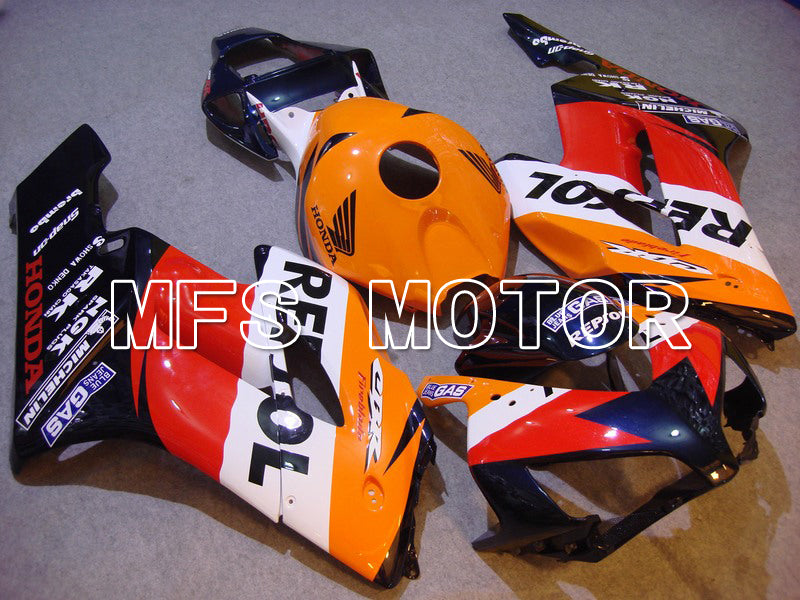 Honda CBR1000RR 2004-2005 Injection ABS Fairing - Repsol - Red Orange Black - MFS5950 - Fairings Kit