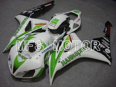 Honda CBR1000RR 2006-2007 Injection ABS Fairing - HANN Spree - White Green - MFS6048 - Fairings Kit