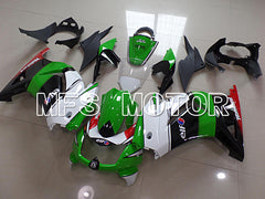 Kawasaki NINJA EX250 2008-2012 Injection ABS Fairing - Factory Style - Black Green - MFS6148 - Fairings Kit