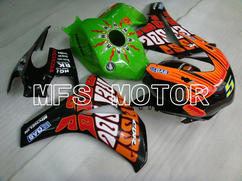 Honda CBR1000RR 2008-2011 Injection ABS Fairing - Rossi - Green Orange - MFS6226 - Fairings Kit