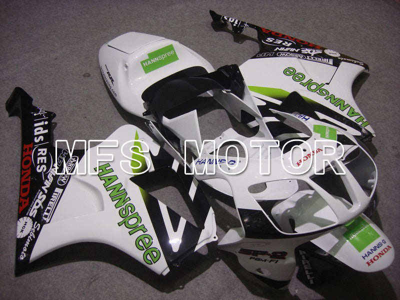 Honda VTR1000 RC51 2000-2006 ABS Fairing - HANN Spree - Black White - MFS6357 - Fairings Kit